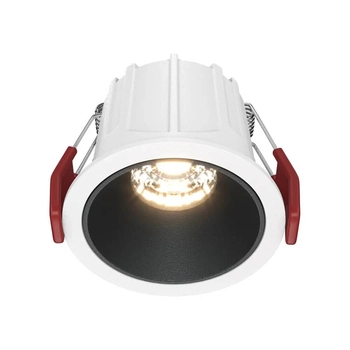 Lampa wpuszczana Alfa DL043-01-10W3K-D-RD-WB LED 10W 3000K biały czarny