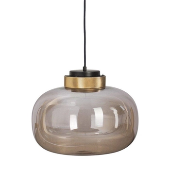 Lampa zwisowa Boom 9969P/B Step LED 24W 3000K nad stół mosiądz bursztynowa