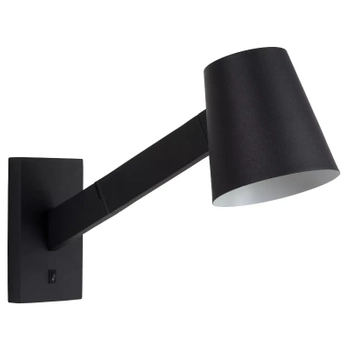 Ścienny kinkiet salonowy MIZUKO 20210/01/30 Lucide do czytania czarny