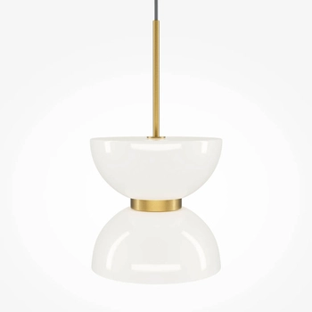 Zawieszana lampa Kyoto MOD178PL-L11G3K Maytoni LED 11W 3000K złota biała