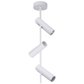 Sufitowa LAMPA natynkowa LEDA 33102 Sigma metalowa OPRAWA regulowane tuby plafon biały