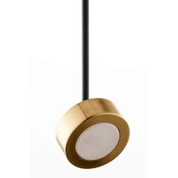 Reflektor lampa wisząca BAR czarna złota ruchoma 1xGx53 nad wyspę 41643