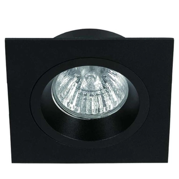 Wpuszczana lampa sufitowa Osta Nero Orlicki Design kwadratowa czarna