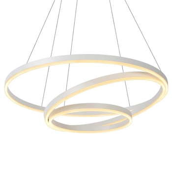 Lampa zwis TRINITI 46402/99/31 Lucide LED 136W 3000K pierścienie biała