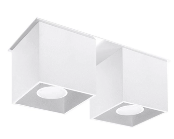 Downlight LAMPA sufitowa SL.0065 metalowa OPRAWA kostki białe