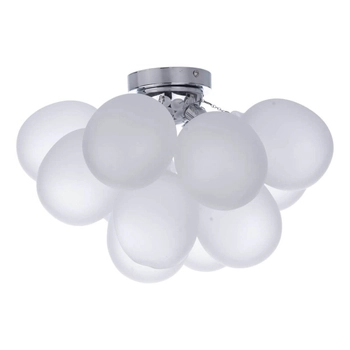 Molekułowa lampa sufitowa Bubbles BUB5202 bańki biały chrom