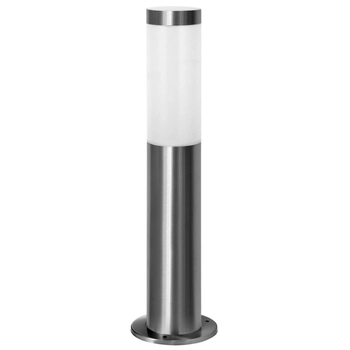 Lampa stojąca ogrodowa Livia 200501 prosta srebrna