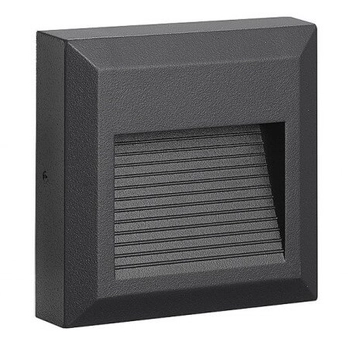 Ścienny kinkiet tarasowy AFI AZ4511 Azzardo LED 2,5W 4000K IP54 szary