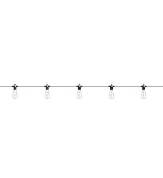 Dekoracyjna girlanda zewnętrzna LED 2,4W 5,5m czarna