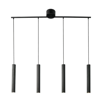 Lampa wisząca nad wyspę Vico 2412143003 metalowa tubki czarne