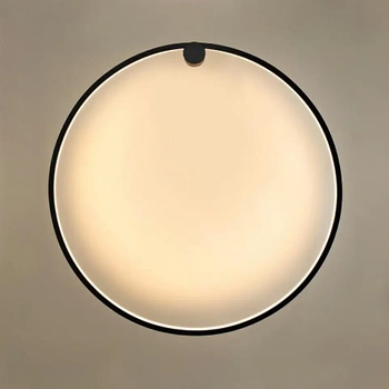 Okrągła lampa ścienna HOOP MSE1501100398 Moosee LED 25W 3000K czarna