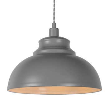 Lampa wisząca nad stół Isla 34400/29/36 Lucide kopuła szara