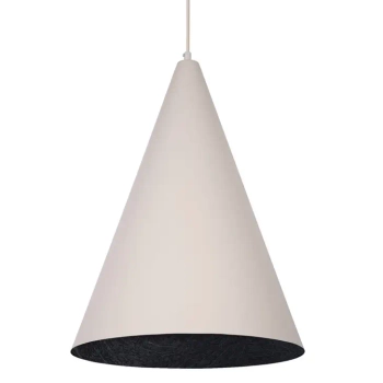 Salonowa lampa wisząca VESUVIO 41071 metalowa beżowa czarna