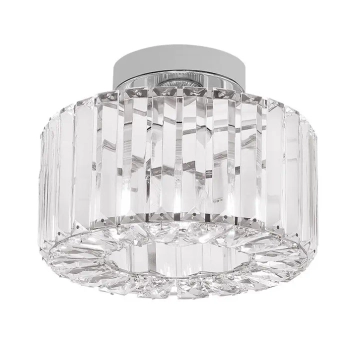 Glamour plafon natynkowy Vetro LP-2910/1C CH okrągły chrom