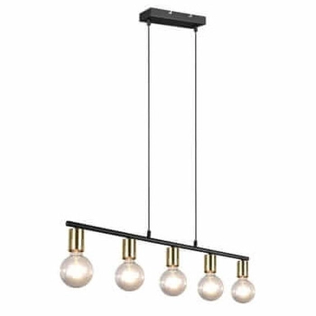 LAMPA wisząca VANNES  R30185008 RL Light loftowa OPRAWA metalowy zwis mosiądz