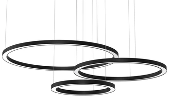 Wisząca lampa Galaxia ML8789 LED 85W 3500K do jadalni czarna