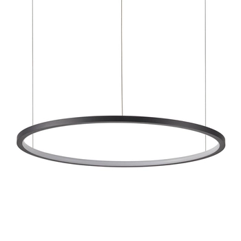 Pierścieniowa lampa wisząca Vinola PND-56135B-100RPP-BK-3KS4K-TRDIMM Italux LED 58W 3000-4000K czarny