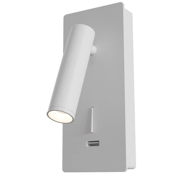 Ledowy kinkiet do salonu Mirax C041WL-L3W3K LED 3W 3000K reflektor biały