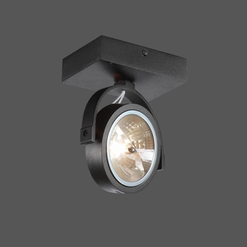 Okrągła lampa sufitowa LIRIO 412801003 z regulacją czarny