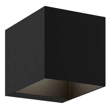 LAMPA ścienna ALASKA LP-104/1W BK Light Prestige prostokątna OPRAWA kinkiet metalowy czarny