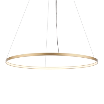Metalowa wisząca lampa Agari 5345 Shilo LED 66W 4000K okrąg do kuchni złota