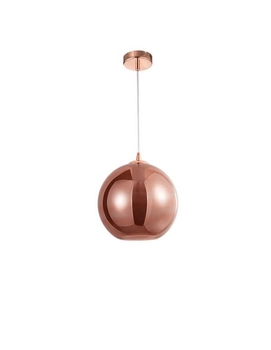LAMPA wisząca CASTRO LE41957 Luces Exclusivas loftowa OPRAWA zwis kula ball miedziana
