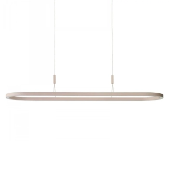 Wisząca lampa ściemnialna do salonu LAYLA LED 60W 3000K AZ6759 beżowa aluminium