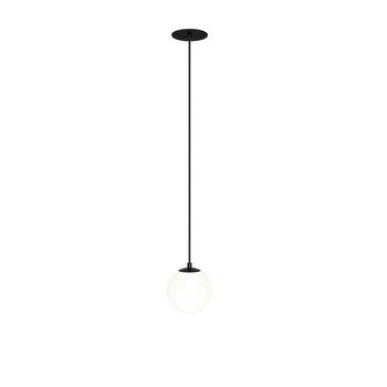 Zwisowa lampa ball Luna P039PL-5W4K-10INS-B Maytoni LED 5W 4000K biała czarna