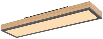 Przysufitowa lampa Doro 416080WD prostokątna LED 18W drewno