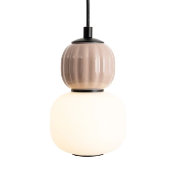 Wisząca lampa ledowa do jadalni Modern P0625 LED 5W 3000K szklana brązowy