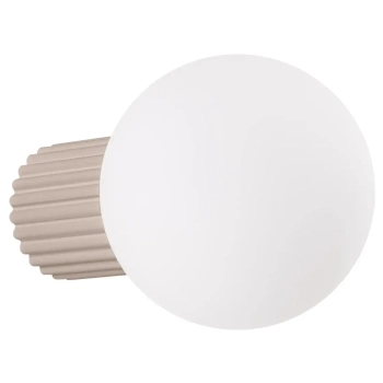 Ścienna lampa kulista HALO SL.1742 do łazienki IP44 kaszmirowa biała