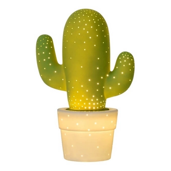 Stołowa lampa do pokoju dziecięcego CACTUS 13513/01/33 kaktus zielony