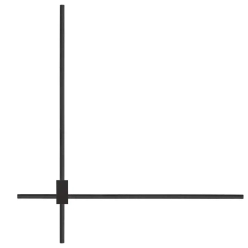 Metalowa lampa ścienna ZALMARA LE45457 LED 20W 2700-4000K czarny