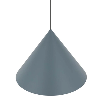 Lampa zwieszana trójkątna ZENITH 11484 do salonu szary błękit