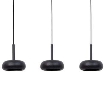 Podłużny żyrandol Otto 3 41393 ceramiczny regulowany czarny