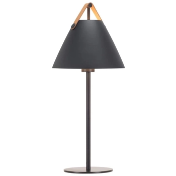 Klasyczna lampka stołowa Strap 46205003 Nordlux do salonu czarna