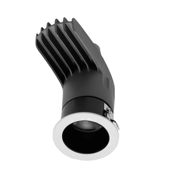 Podtynkowe oczko Tork AZ6086 LED 9W 3000-4000K metalowe czarny biały