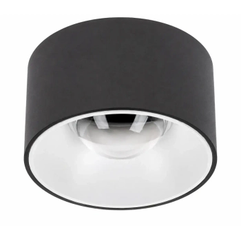 Natynkowa oprawa hermetyczna biało-czarne LED 15W barwa ciepła IP54 zewnętrzna SLD/VISION/15W/3000/BW