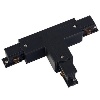 T-ŁĄCZNIK szynoprzewodu uziemienie wewnętrzne - lewe 8237 Nowodvorski do 3-fazowej szyny natynkowej 230V czarny