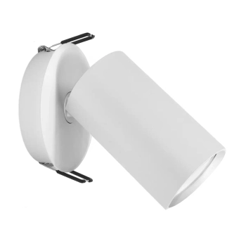 Lampa sufitowa wpuszczana Bora 1623 regulowana tuba biały