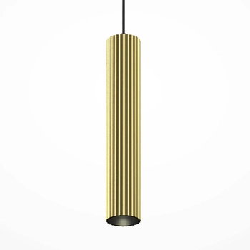 Ścienna lampa Calipso P106PL-01-GU10-BS metalowa tubka mosiądz