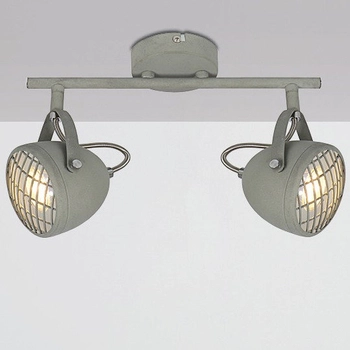 Sufitowa LAMPA plafon PENT 92-68057 Candellux industrialna OPRAWA regulowany kinkiet metalowy szary