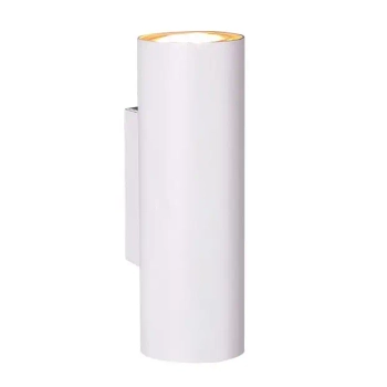 Lampa do minimalistycznych wnętrz MARLEY 212400201 biała tuba 2xGU10