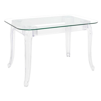 Szklany stolik salonowy King KH010100205 glamour transparentny