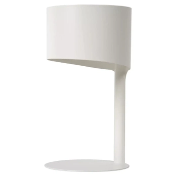Stolikowa lampka metalowa Knulle 45504/01/31 Lucide do sypialni biała