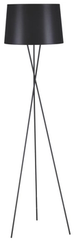 Salonowa lampa podłogowa Remi K-4353 z abażurem czarna