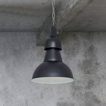 Retro lampa wisząca High-Bay 5067 metalowa na łańcuchu 