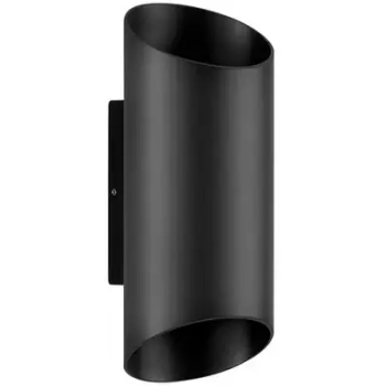 Lampa ścienna góra-dół BRISENO LE75205 LED LED 9W 3000K tuba IP54 czarna