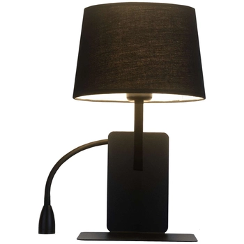 Kinkiet LAMPA ścienna DAKOTA LP-2121/1W LED 60W R BK Light Prestige abażurowa OPRAWA do czytania z peszlem czarna