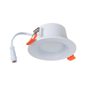Minimalistyczny plafon HELIOS H0144 biały okrągły LED 6W 2200-6000K
